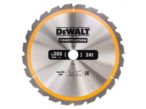 Lame de scie DeWALT 305 x 30 mm, 24 dents, pour le bois DT1958