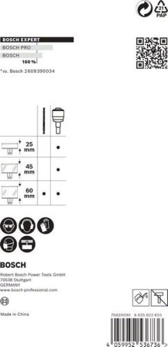 BOSCH EXPERT adaptateur Power Change Plus et foret de centrage HSS-G 7,15x105mm (2 pcs) 2608900527