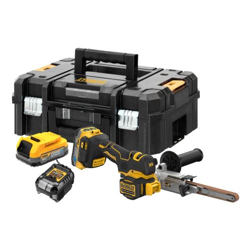 DeWALT Lime à bande 18V XR autocopiant 2xAku, chargeur DCM200E2T