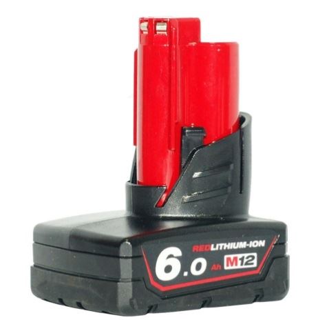 Batterie MILWAUKEE M12 B6 (12 V / 6,0 Ah) REDLITHIUM 4932451395