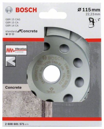 Pot de meulage diamant BOSCH Standard pour béton 125 × 22,23 × 5 S4CON 125 SEG. 2608601573