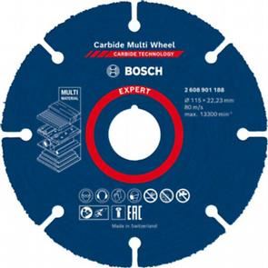 BOSCH EXPERT disque à tronçonner Carbure Multi Roue 115mm 2608901188