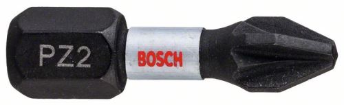 BOSCH PZ2 Embout de contrôle d'impact 25 mm, 2 pièces 2608522401