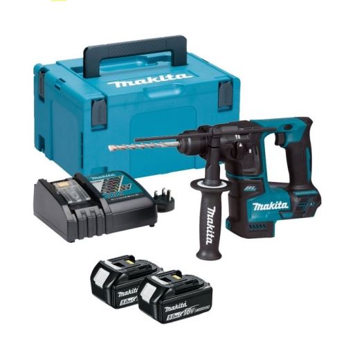 Makita Perceuse à percussion sans fil Li-ion LXT 18V/5,0Ah, Makpac DHR171RTJ