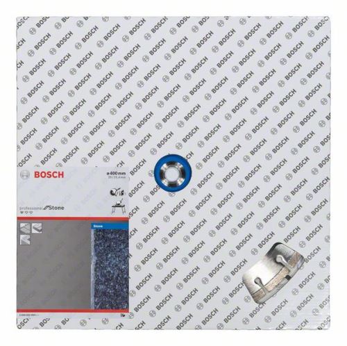 BOSCH Disque à tronçonner diamanté Standard pour Pierre 400 x 20/25,40 x 3,2 x 10 mm 2608602604