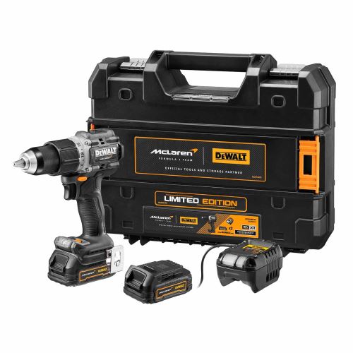 Perceuse à percussion Dewalt Aku 18V 1,7Ah McLaren Design DCD85ME2GT