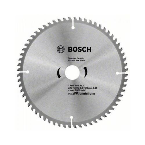 BOSCH Lame de scie Eco pour Aluminium 230x3,0/2,2x30 64T 2608644392