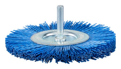 Brosse disque en nylon MAKITA, souple, tige cylindrique, 100 mm D-45652