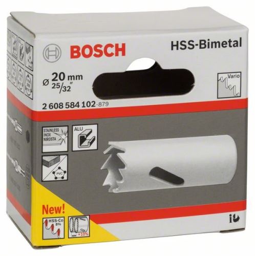 BOSCH Perforatrice bimétallique HSS pour adaptateur standard 20 mm, 25/32" 2608584102