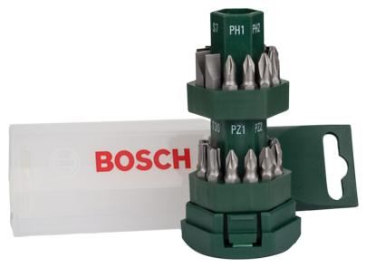 BOSCH jeu d'embouts de tournevis 25 pièces "Big Bit" 2607019503