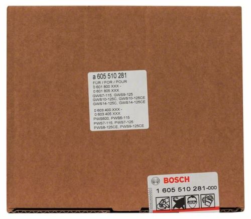 BOSCH Couvercles d'extracteur pour meulage 125 mm 1605510281