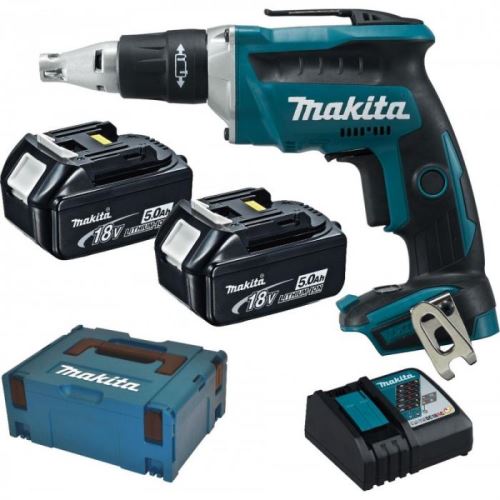 Makita Visseuse sans fil Li-ion LXT 18V/5.0Ah, Makpac DFS452RTJ