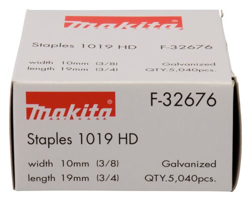 Clip MAKITA 10x19 mm, 5040 pièces, T22 F-32676