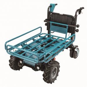 Makita Chariot de transport de batterie Li-ion LXT 2x18V, sans batterie Z DCU604Z