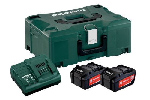 METABO Kit de base (chargeur + batteries) 18V / 2 x 4,0 Ah, ASC 30 - 36 V + mallette 685064000