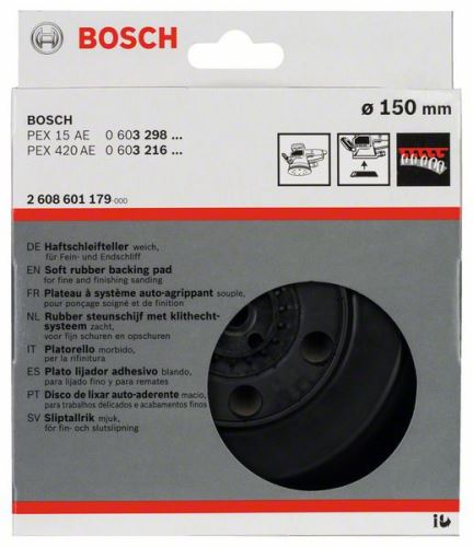 BOSCH Disques abrasifs souples, 150 mm 2608601179