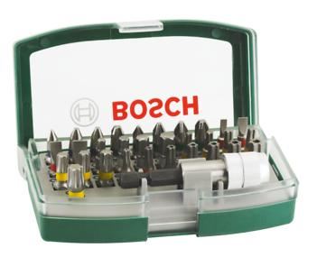 BOSCH Jeu d'embouts de tournevis à code couleur 32 pièces - DIY 2607017560