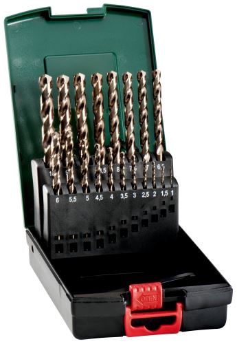 METABO Jeu de forets - métal - HSS Co (19 pcs) 627121000