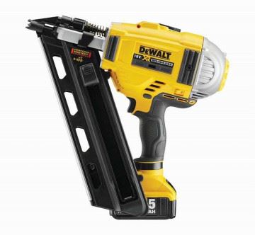 Cloueur sans fil DeWALT 90 mm, 18 V / 5,0 Ah, DCN695P2