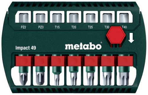 METABO Jeu d'embouts 49 mm (7 pièces) pour clés à chocs 628850000