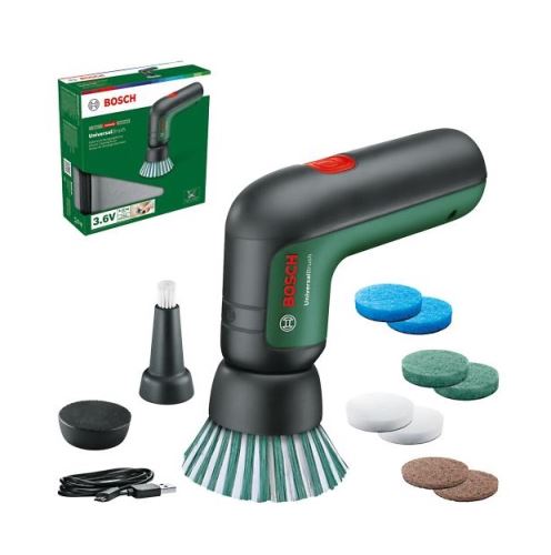 Bosch Brosse de nettoyage sans fil - Jeu de brosses universelles 06033E0002