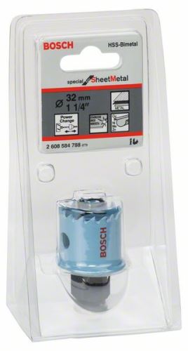 BOSCH Scie cloche à tôle pour tôle 32 mm, 1 1/4" 2608584788