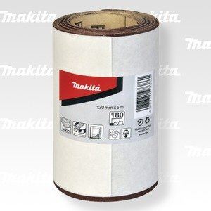 Papier de verre MAKITA 120 mm K40 rouleau 5m P-38102