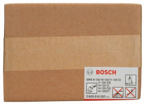 BOSCH Housse de protection avec plaque de recouvrement 125 mm 2605510257