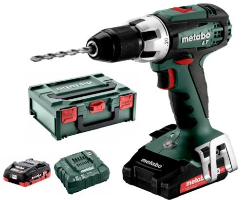 Perceuse-visseuse sans fil METABO BS 18 LT Compact 2x2,0 Ah /1-13mm/ 602102530