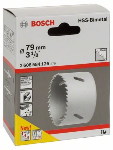 BOSCH Perforatrice bimétallique HSS pour adaptateur standard 79 mm, 3 1/8" 2608584126