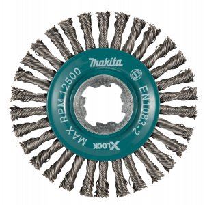 MAKITA brosse à disque en fil d'acier-fil ondulé diamètre 0,5 mm X-LOCK 115 mm D-73411