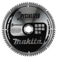 MAKITA lame scie bois Efficut 260x2,15x30 mm 80 dents B-67290