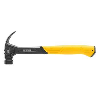 Marteau en acier DeWALT 454g nez de marteau incurvé tête lisse DWHT51002-0