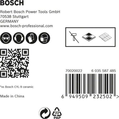 BOSCH EXPERT HEX-9 Céramique dure 5mm pack 5pcs 2608900598