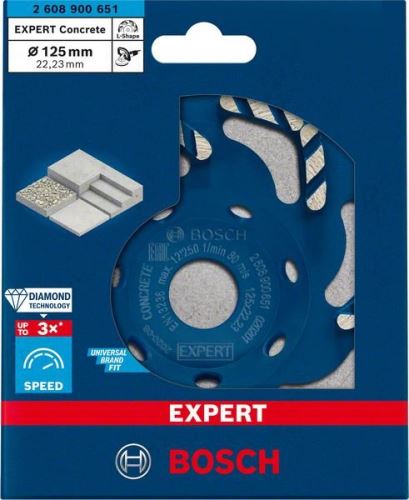 BOSCH EXPERT disque diamant pot BÉTON 125mm 2608900651